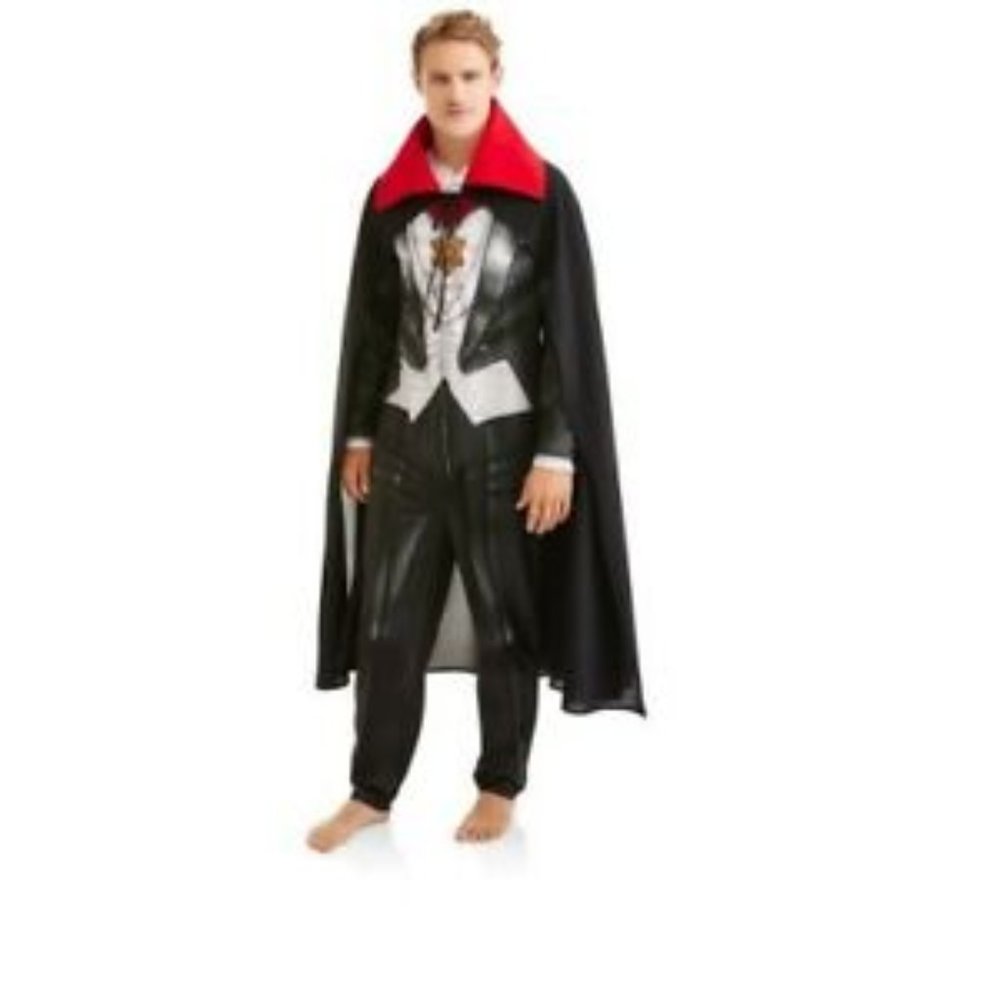 Halloween Vampire Mens Union Suit Onesie (NO CAPE)